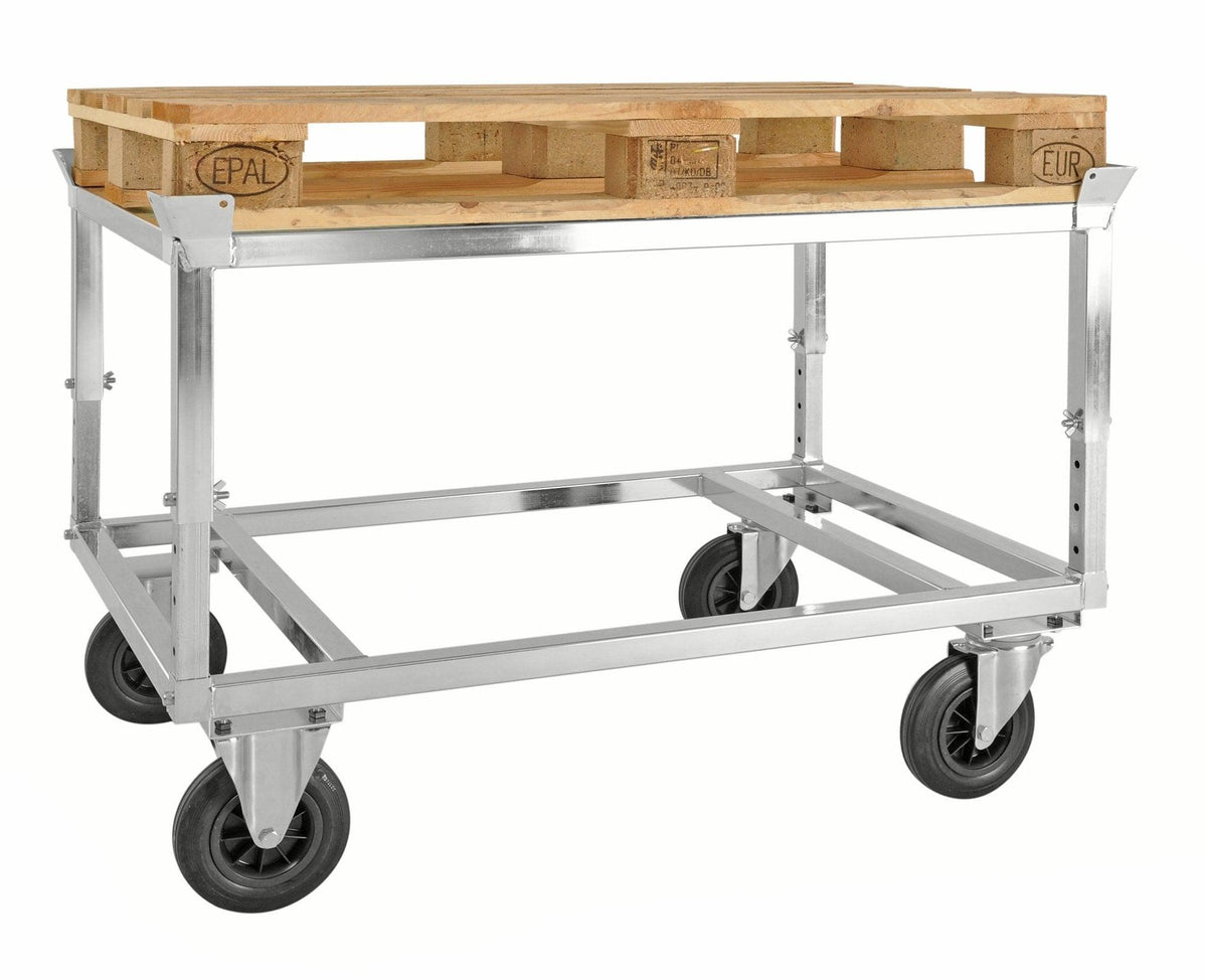 Padėklų vežimėlis KONGAMEK 222EPB 1246 x 846mm 800 kg su stabdžiais