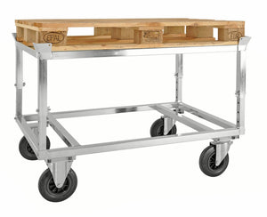 Padėklų vežimėlis KONGAMEK 222EPB 1246 x 846mm 800 kg su stabdžiais