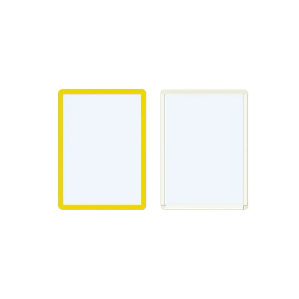 Lipnūs ženklinimo laikikliai Frames4Docs A4 10 vnt. geltoni