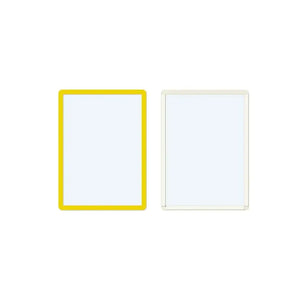 Lipnūs ženklinimo laikikliai Frames4Docs A4 10 vnt. geltoni