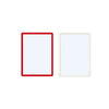 Lipnūs ženklinimo laikikliai Frames4Docs A4, 10 vnt., raudoni