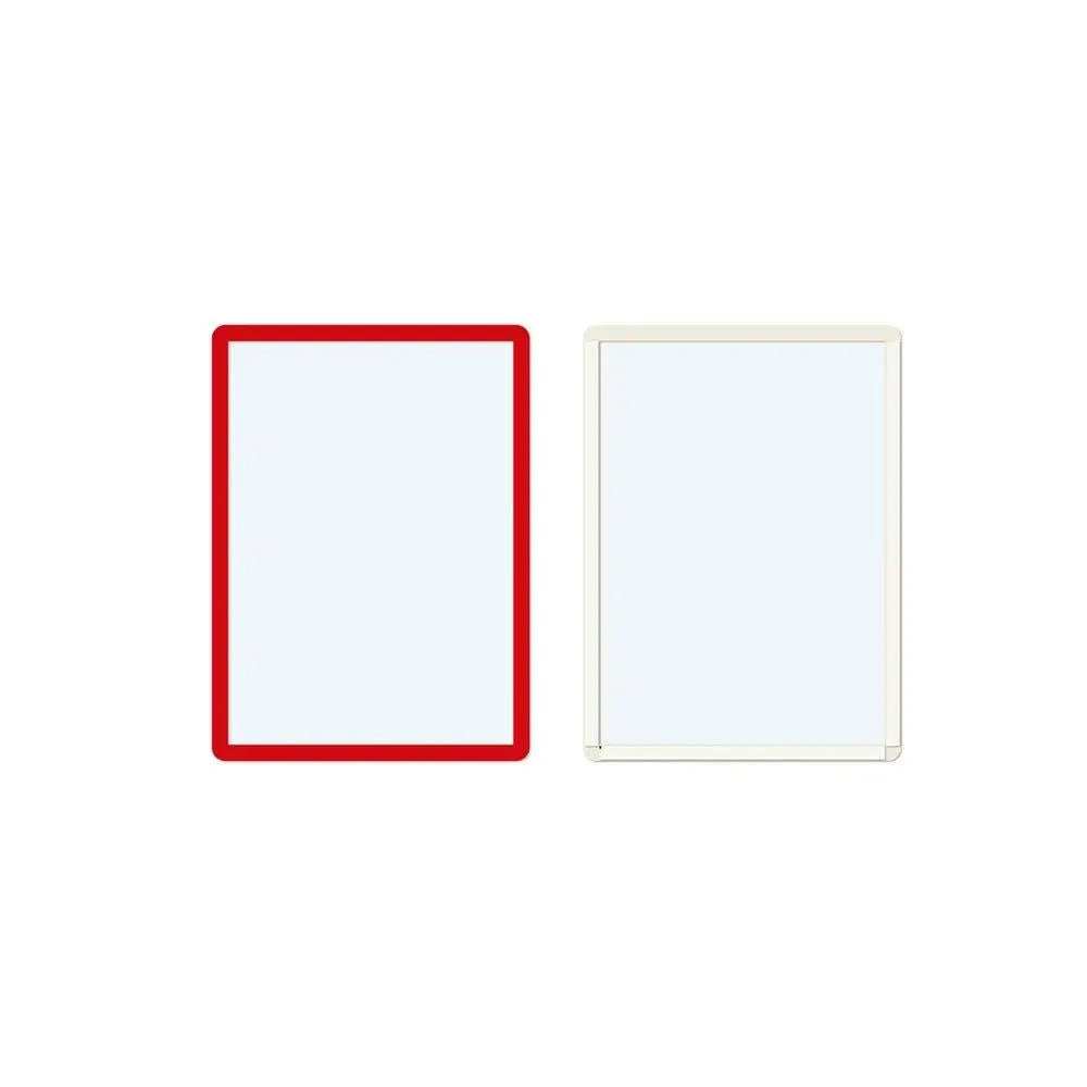 Lipnūs ženklinimo laikikliai Frames4Docs A4, 10 vnt., raudoni