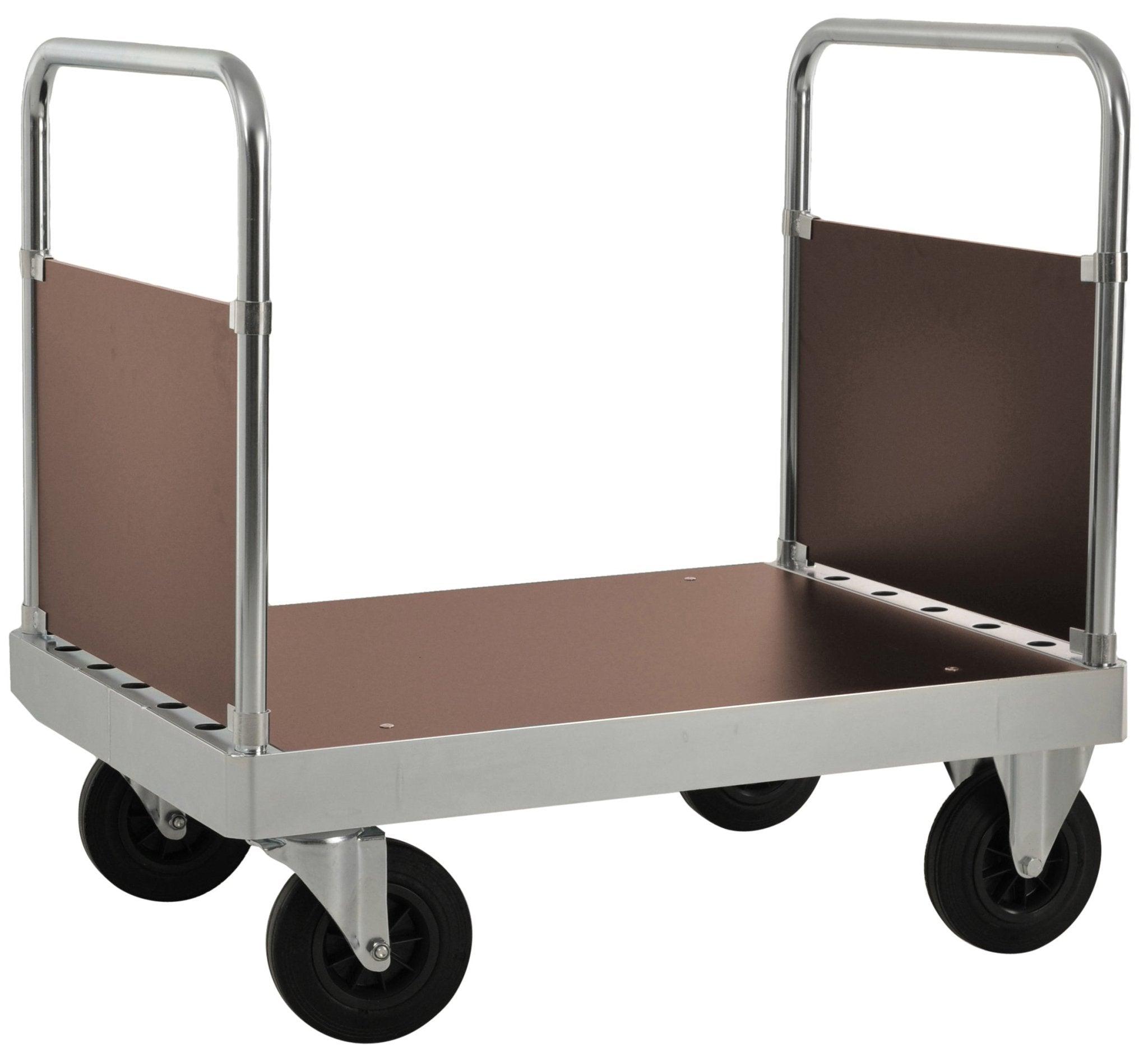 Platforminis vežimėlis su borteliu KONGAMEK 1333B 1200 x 800mm 800 kg su stabdžiais
