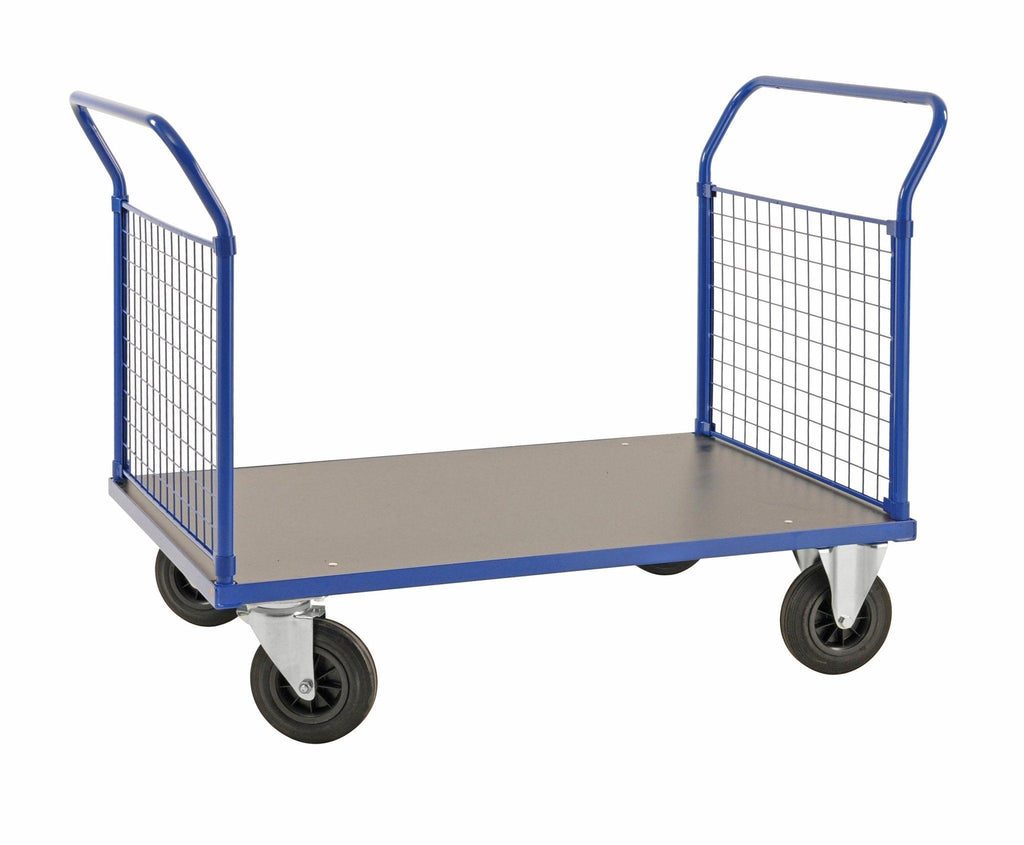 Platforminis vežimėlis su tinkliniu bortu KONGAMEK 2333 1366 x 800mm 500 kg