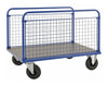 Platforminis vežimėlis su tinkliniu bortu KONGAMEK 2362B 1000 x 700mm 500 kg su stabdžiais