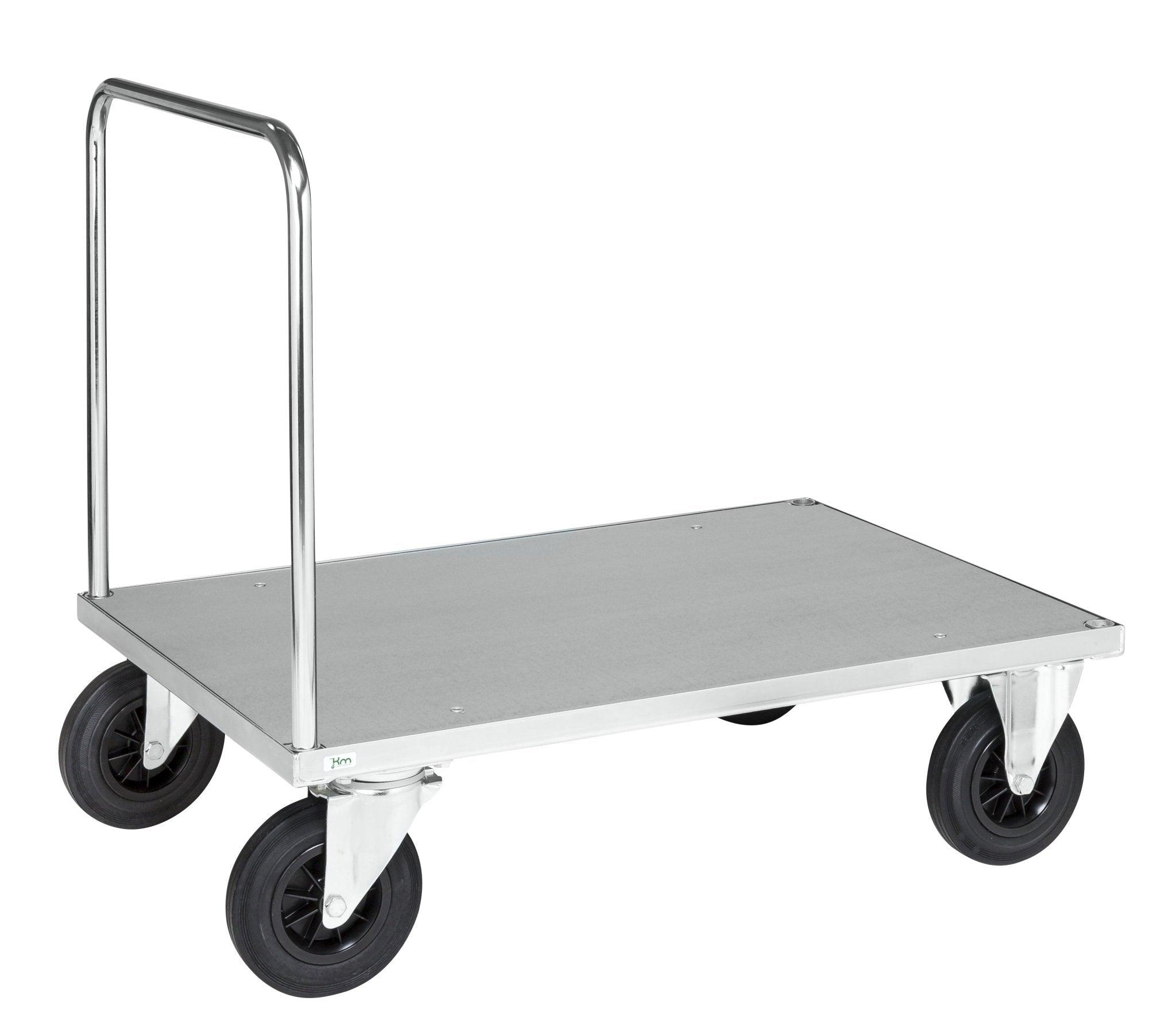 Platforminis vežimėlis KONGAMEK 6312B 1000 x 700mm 500 kg su stabdžiais