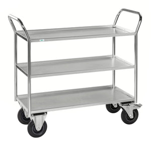 Lentynų vežimėlis KONGAMEK 4134EB 1080 x 450mm 400 kg su stabdžiais