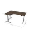 Reguliuojamo aukščio stalas Prestige Line L 160 cm x 120 cm FD