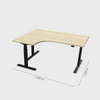 Reguliuojamo aukščio stalas Prestige Line L 160 cm x 120 cm FD