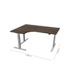 Reguliuojamo aukščio stalas Prestige Line L 160 cm x 120 cm FD
