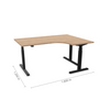 Reguliuojamo aukščio stalas Prestige Line L 160 cm x 120 cm FD
