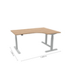 Reguliuojamo aukščio stalas Prestige Line L 160 cm x 120 cm FD