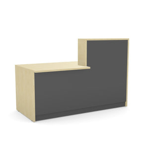 Registratūros stalas Flexx DUAL, 170 cm – beržo / grafito