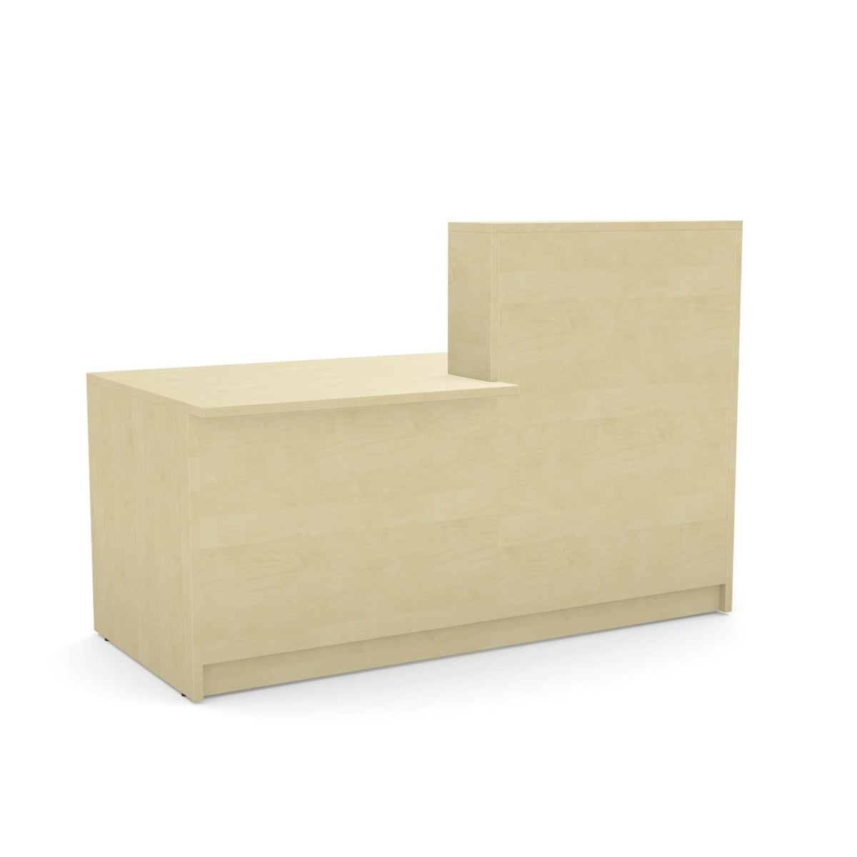 Registratūros stalas Flexx DUAL, 170 cm – beržo / beržo