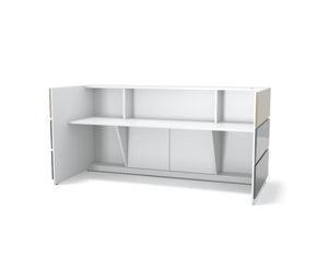 Registratūros stalas PEARL, 240 cm, konfigūruojamas