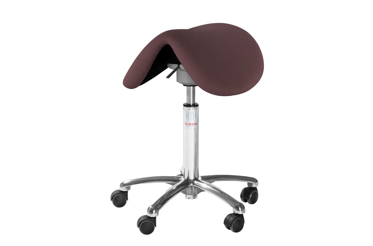 Sedlu krēsls DALTON ALU FLEXMATIC, ar regulējamu augstumu 580-770 mm