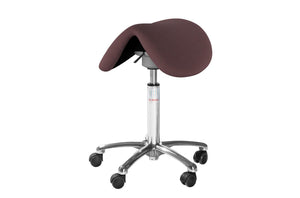 Sedlu krēsls DALTON ALU FLEXMATIC, ar regulējamu augstumu 580-770 mm