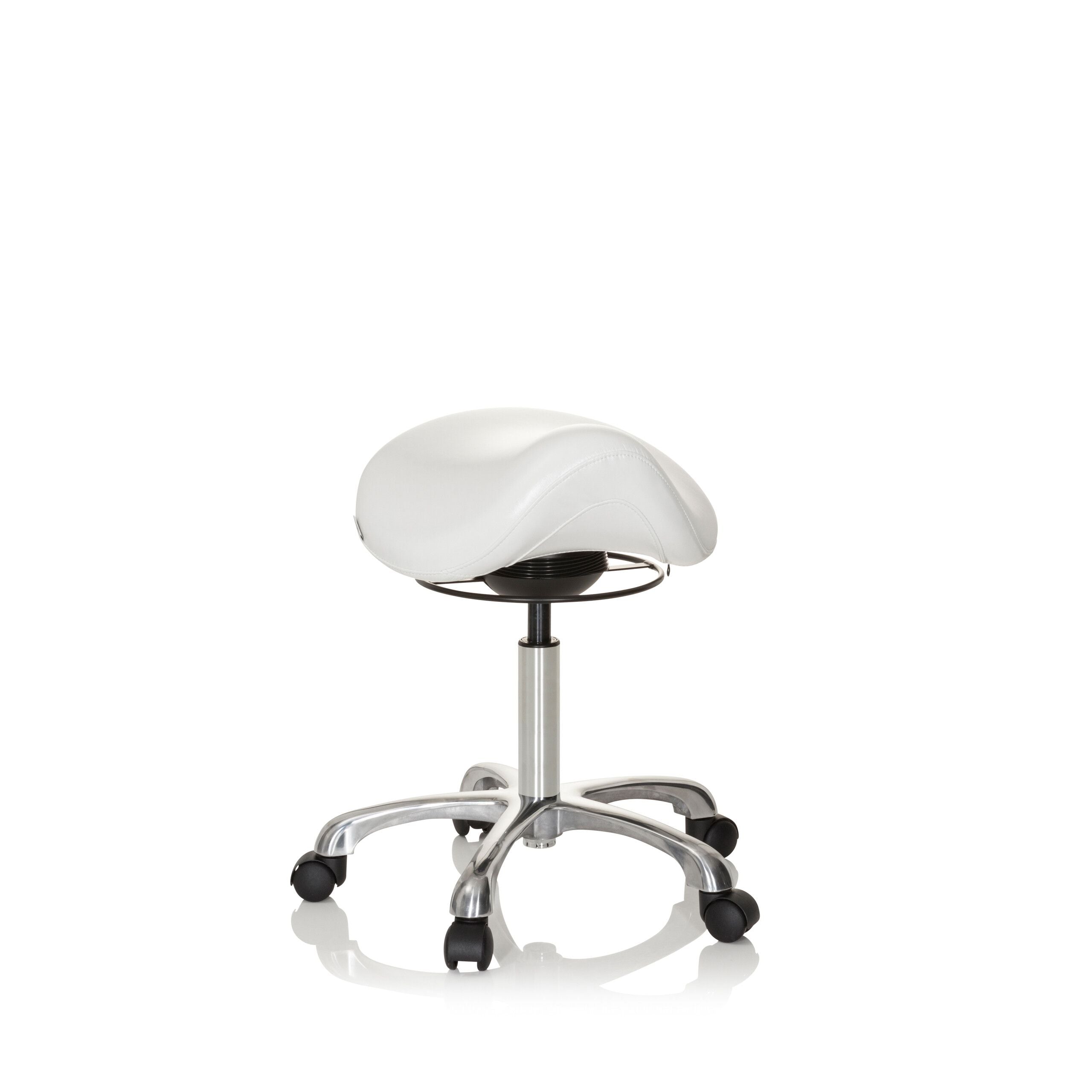 Sedlu krēsls ORTHO SIT, balts