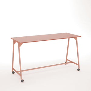 Stovimas stalas AART 1, dydis 160 x 100 x 110H cm, su ratukais