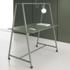 Stovimas stalas AART 2, 200 x 100 x 110H cm, su ratukais
