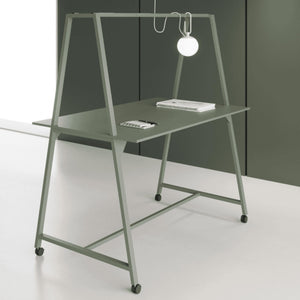 Stovimas stalas AART 2, 200 x 100 x 110H cm, su ratukais