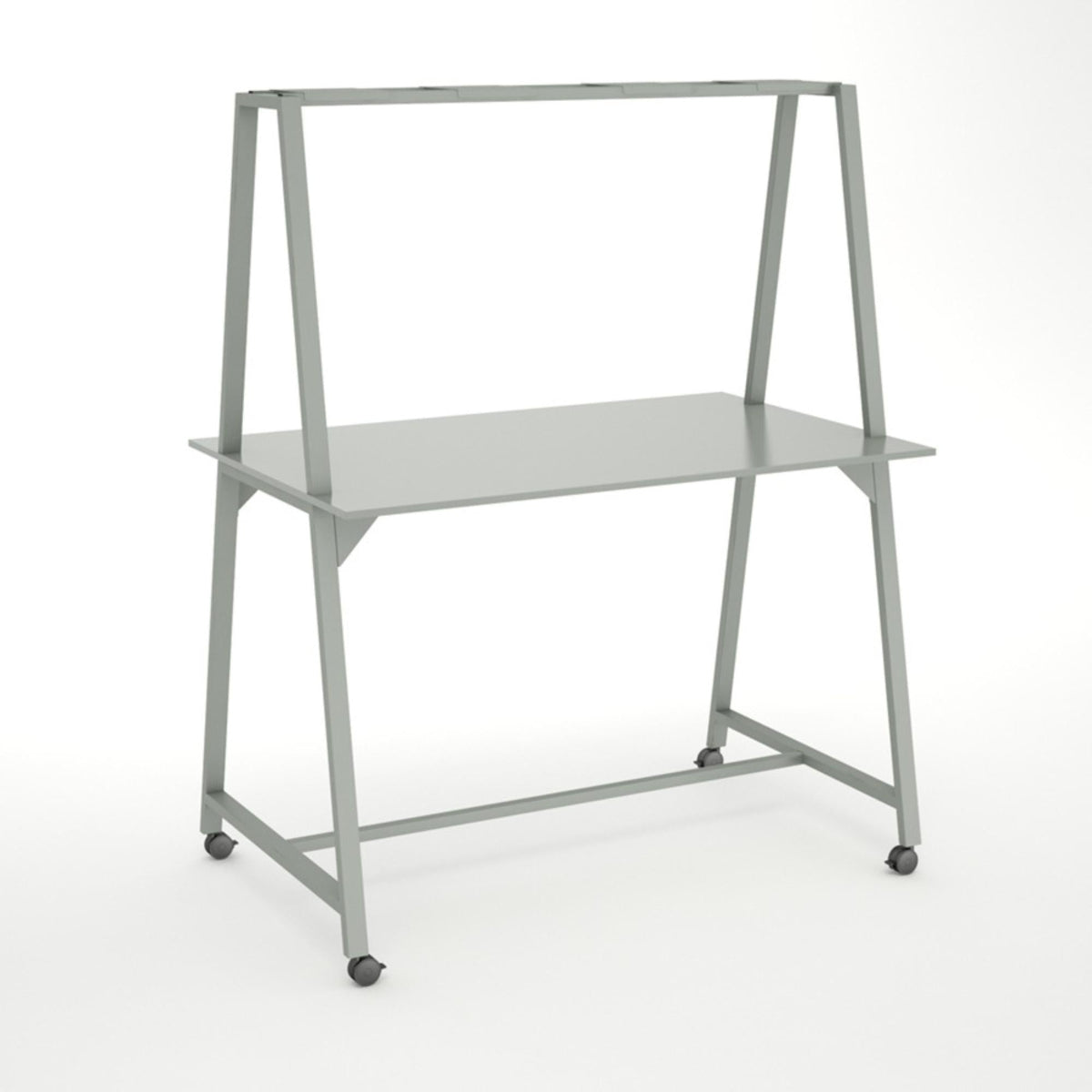 Stovimas stalas AART 2, 200 x 100 x 110H cm, su ratukais