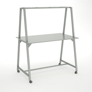 Stovimas stalas AART 2, 200 x 100 x 110H cm, su ratukais