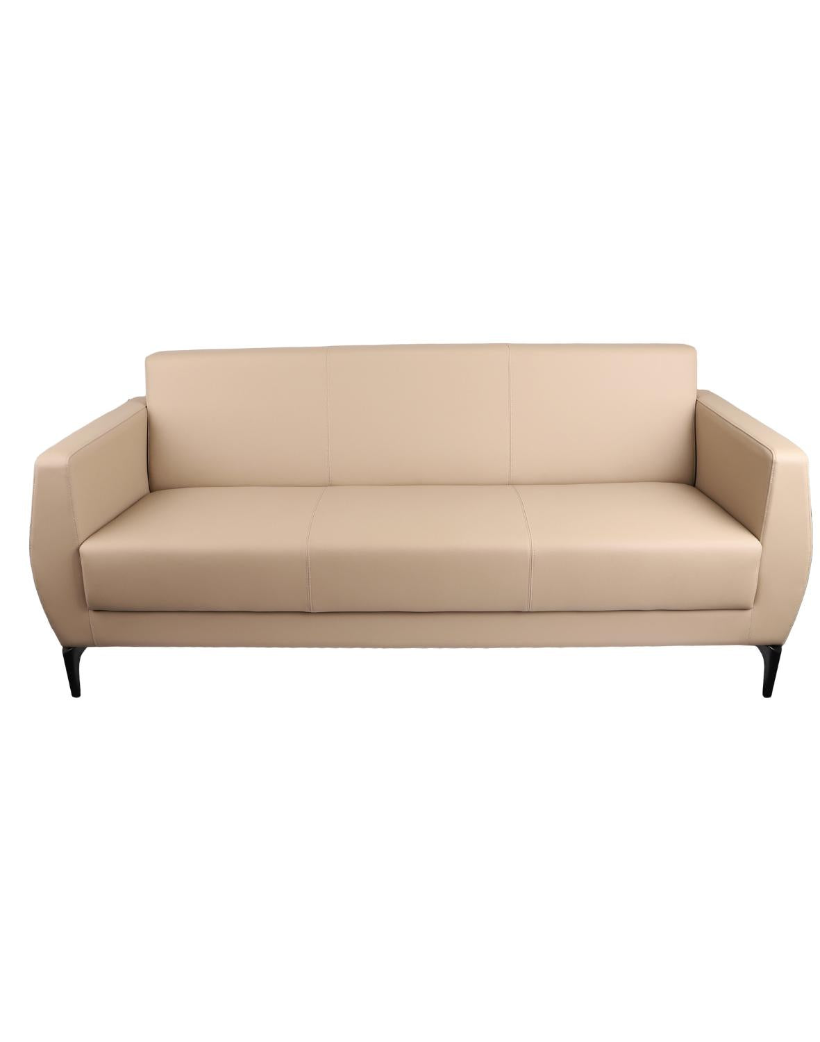 Trivietė sofa Basco – smėlio spalvos