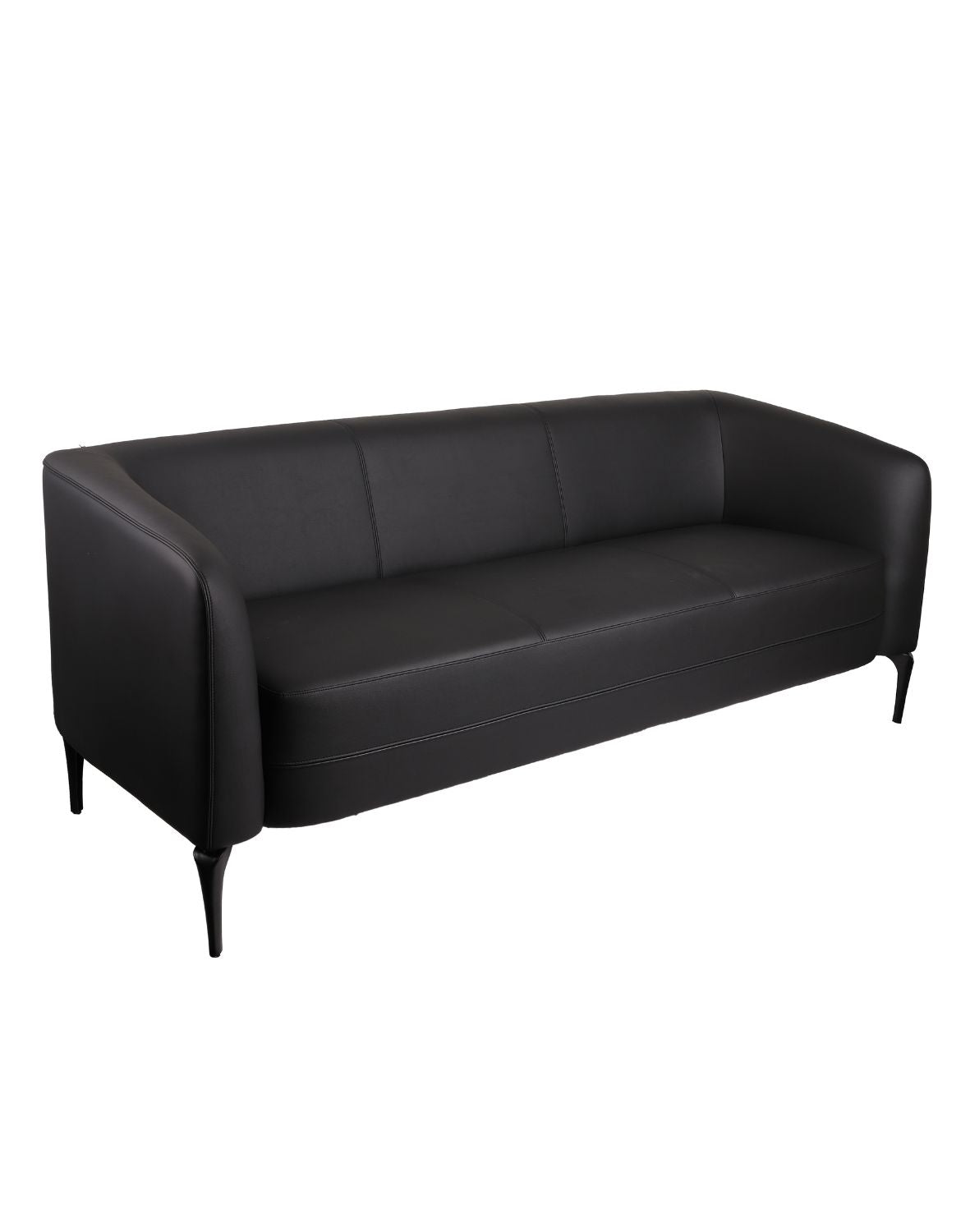 Trivietė sofa Cosmo – Juoda
