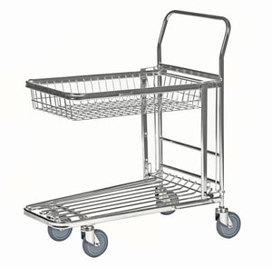 Parduotuvės vežimėlis KONGAMEK 4202K 870 x 530mm 300 kg
